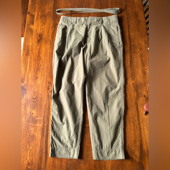 Everlane olive Green pants size 12 in 100% Cotton - Picture 1 of 8